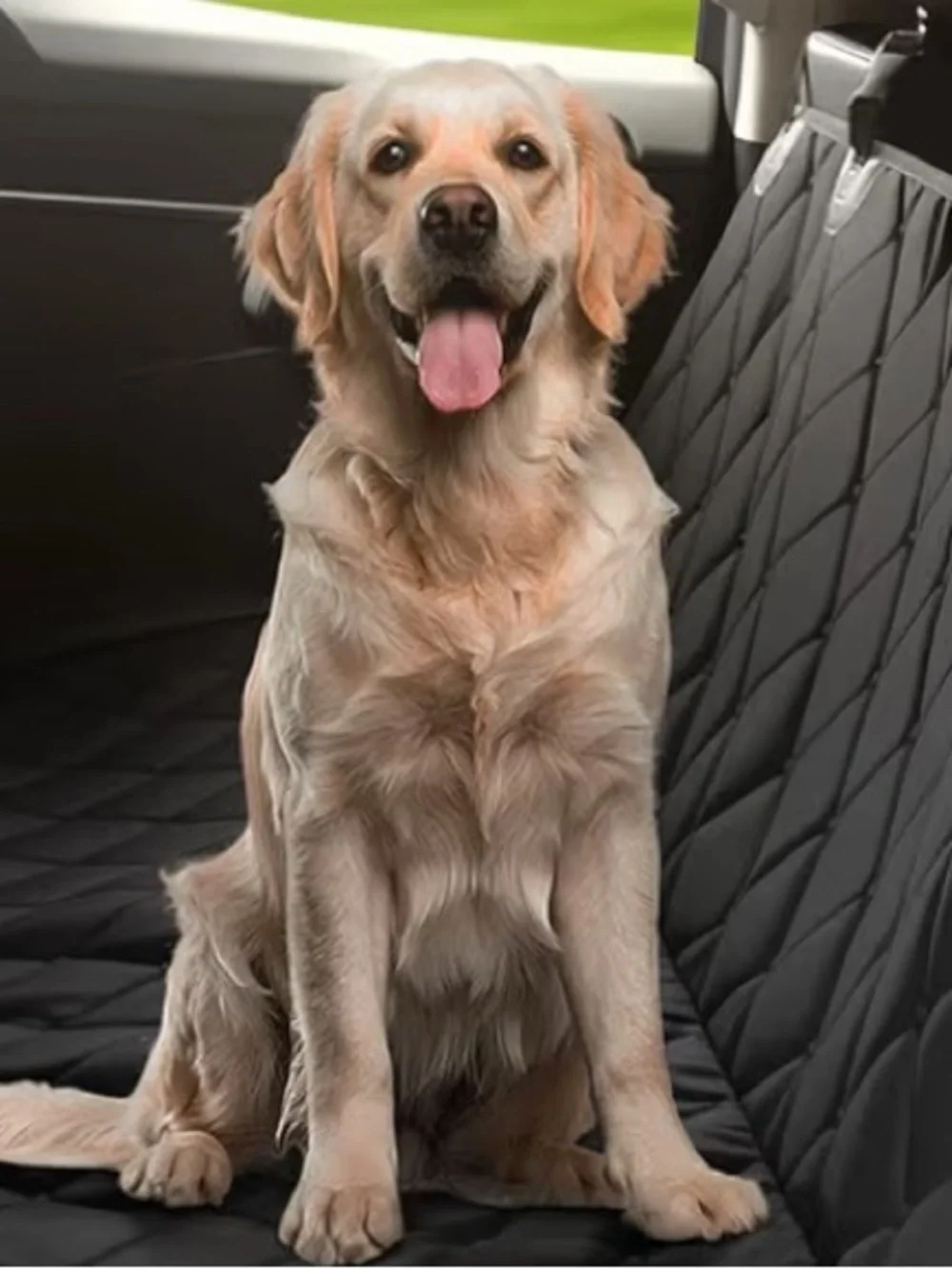 NEW IN BOX- Peticon Pet Car Back Seat waterproof Protector Mat in Black.